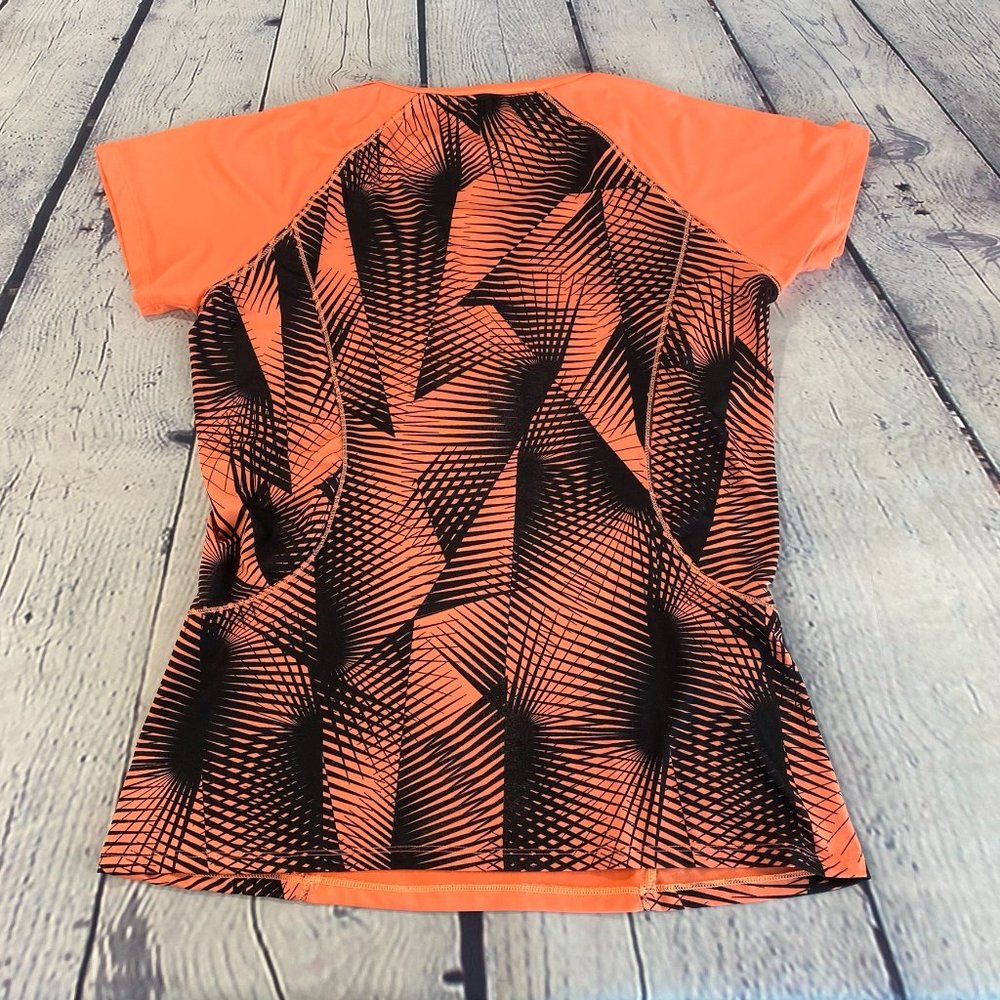 Reeebok Short Sleeve Athletic Printed Tops Shirt - Picture 4 of 6